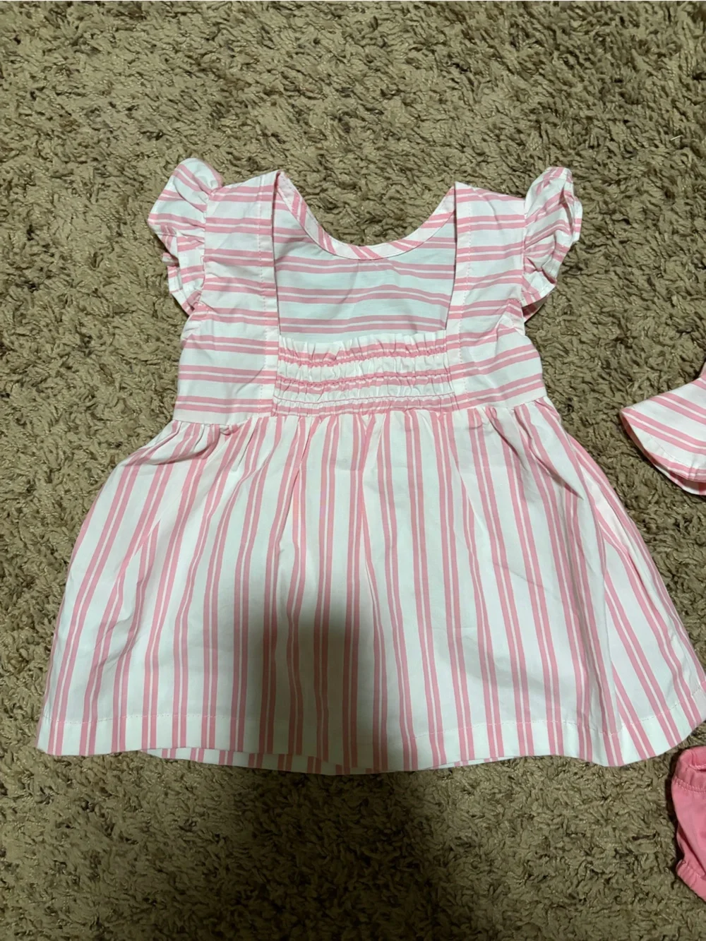 Carter's Pink and White Striped Baby Bottoms